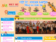 Tablet Screenshot of mamnonvietuc.com